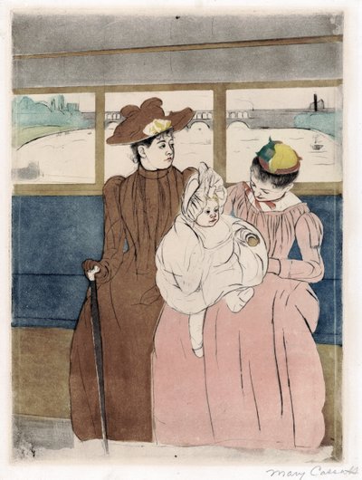 En el ómnibus de Mary Stevenson Cassatt