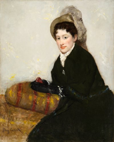 Retrato de Madame X vestida para la matiné de Mary Stevenson Cassatt