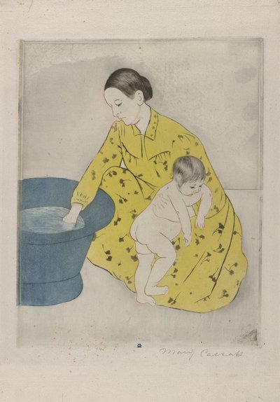 El baño, 1890-91 de Mary Cassatt
