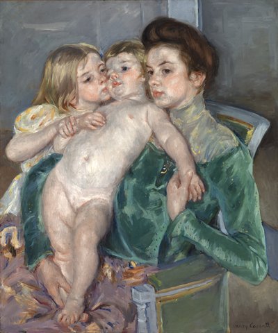 La Caricia de Mary Stevenson Cassatt