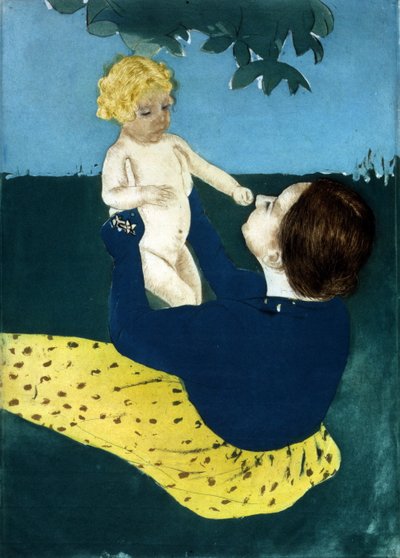 Bajo el castaño de Indias 1898 Mary Cassatt de Mary Stevenson Cassatt