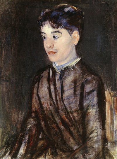 Joven mujer de negro de Mary Cassatt