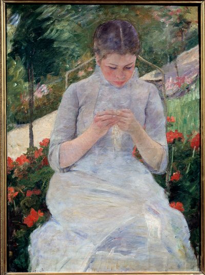 Niña en el jardín, también llamada 