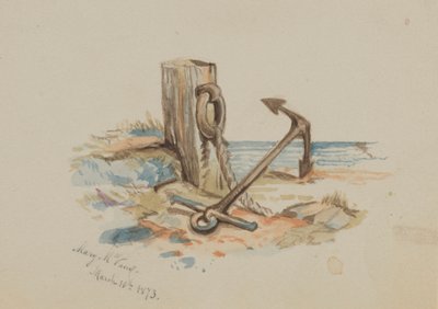 Sin título (Amarre y ancla) de Mary Vaux Walcott