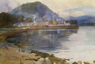 Inveraray (litografía en color) de Mary Young Hunter