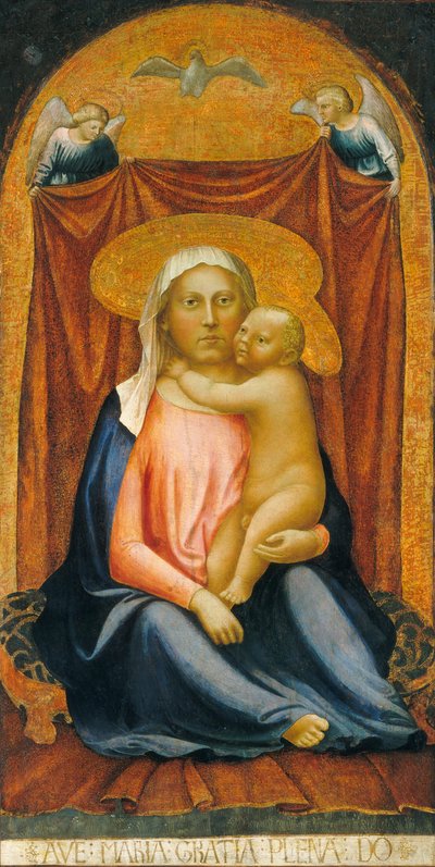 La Madonna de la humildad, c. 1423-1424 de Masaccio Tommaso