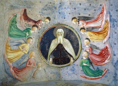 Dios Padre rodeado de ángeles, 1435 de Tommaso Masolino da Panicale