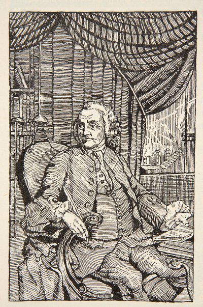 Franklin, copia de Boris Mestchersky (d.1957) ilustración de 