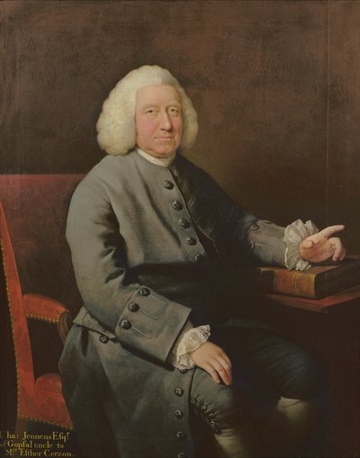 Retrato de Charles Jennens (1700-73), mecenas y amigo de Handel de Mason Chamberlin