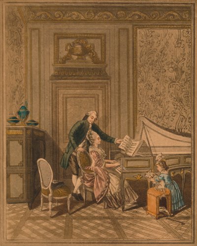 La lección de clavecín de Massard