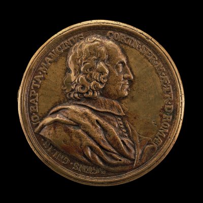 Giovanni Battista Mancini, fallecido en 1694, Agente General de Toscana en Roma [anverso], 1680 de Massimiliano Soldani
