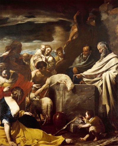 Sacrificio de Moisés de Massimo Stanzione