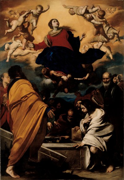 La asunción de la Virgen de Massimo Stanzione