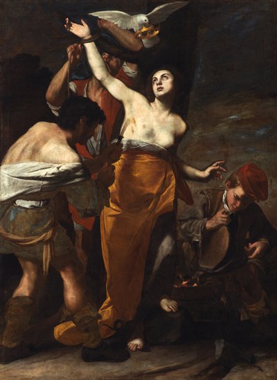 El martirio de Santa Águeda, ca 1619 de Massimo Stanzione