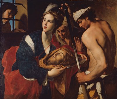Salomé con la cabeza de Juan el Bautista (óleo sobre lienzo) de Massimo Stanzioni