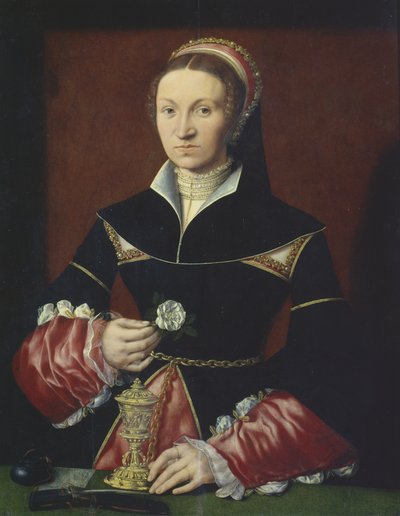Retrato de una dama, 1536 de Master A.W.