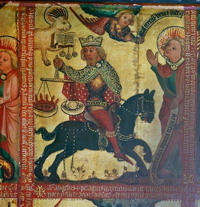 Pintura que muestra al emperador Tito, siglo XIV de Master Bertram of Hamburg