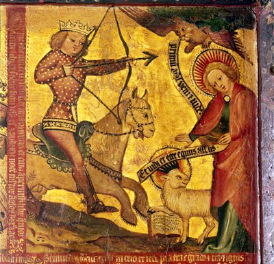 El Primer Jinete, identificado con el Emperador Romano Gayo AD37-41, siglos XIV-XV de Master Bertram of Hamburg