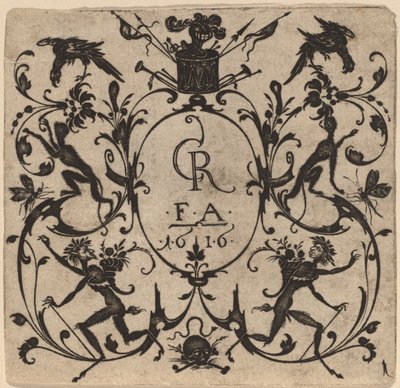 Ornamento con grotesco de Master CR