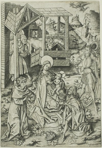 La adoración de los magos de Master E.S.