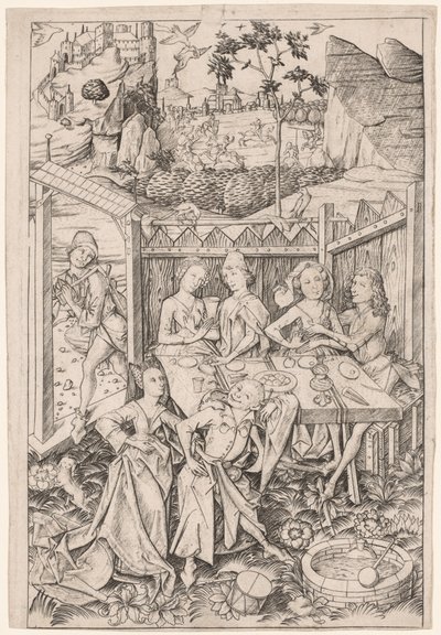 The Garden of Love (Large Plate) de Master ES
