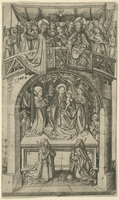 La gran Madonna de Einsiedeln de Master E.S.