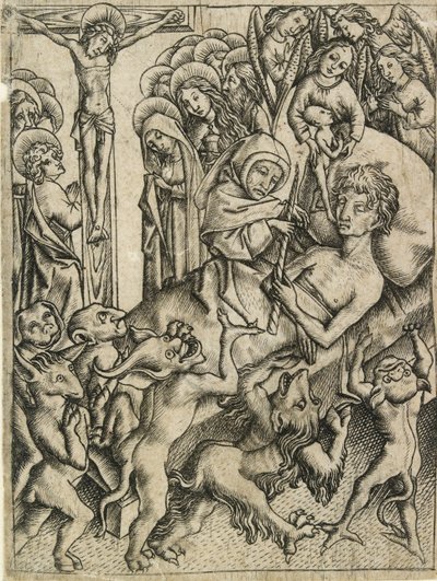 El triunfo sobre toda tentación en la hora de la muerte, siglo XV de Master ES