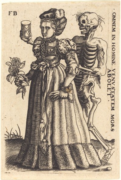 Joven mujer y la muerte de Master F.B.