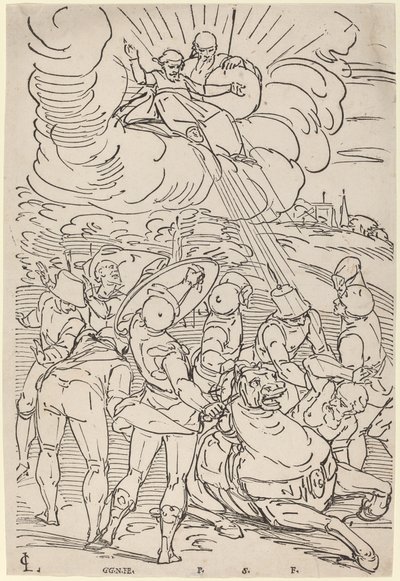 La conversión de San Pablo de Master G.G.N. after Luca Cambiaso