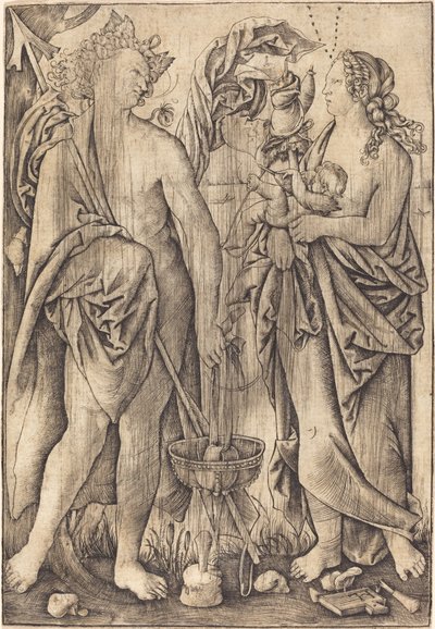 Marte y Venus (¿Mercurio y Venus?) de Master H.L.
