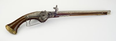 Una de un par de pistolas de rueda, c.1650 de Master H. W.