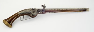 Par de pistolas de chispa, c.1650 de Master H. W.