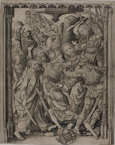 Cristo capturado de Master I.A.M. of Zwolle