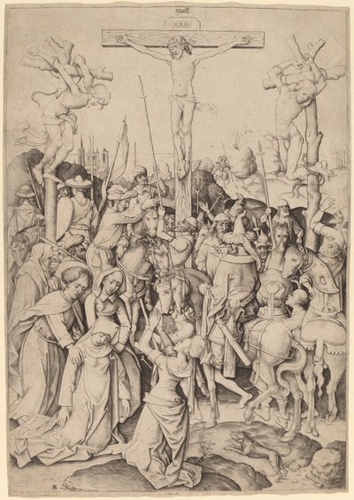 El monte del Calvario de Master I.A.M. of Zwolle
