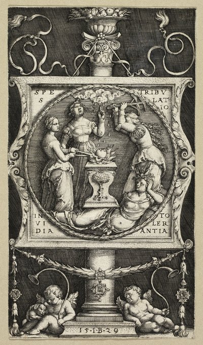 Exlibris de Willibald Pirckheimer de Master I.B.