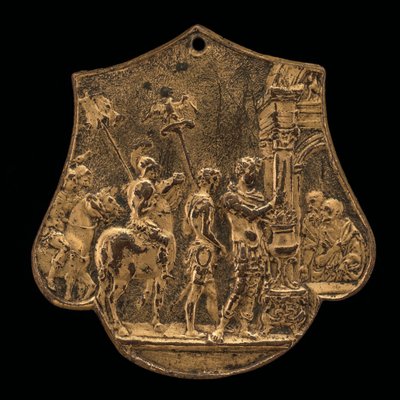 Mucio Escévola, segunda mitad del siglo XV de Master IO.FF.
