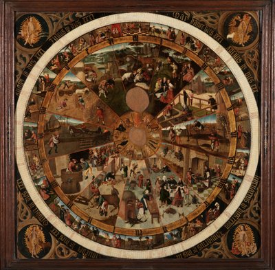 Hora y día de Brabante (óleo sobre tabla) de Master Leuvens