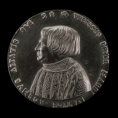 Václav Payer Wenceslaus Beyer, 1488-1537, Médico del Estado de Bohemia [anverso], 1526 de Master M.P.