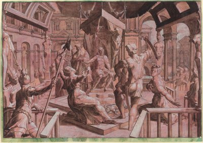 El juicio de Salomón de Master Of The Liechtenstein Adoration