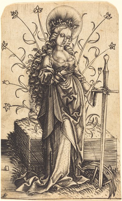 Santa Catalina de Master PW of Cologne