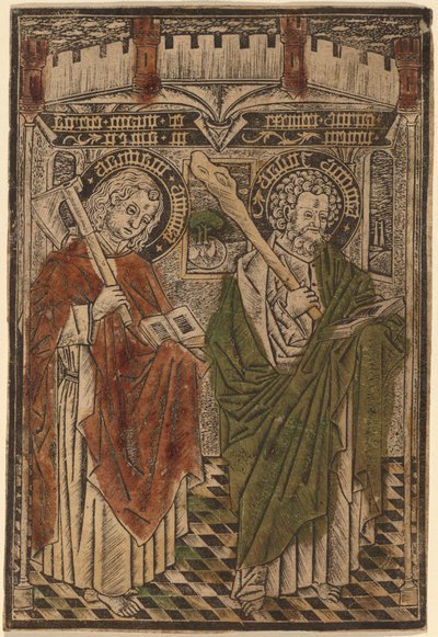 San Matías y San Judas con Artículos del Credo de Master d