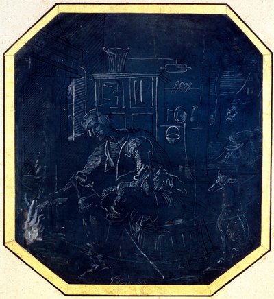El Hijo Pródigo ante el Fuego, principios del siglo XVI de Master of Antwerp