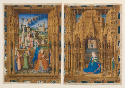 La Anunciación de las Horas de Carlos de Francia, 1465 de Master of Charles of France