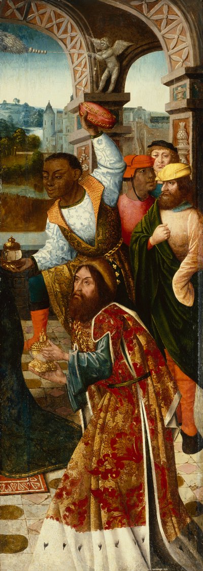 La Adoración de los Magos de Master of Delft