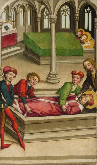 El entierro de San Wenceslao, ca. 1490-1500 de Master of Eggenburg