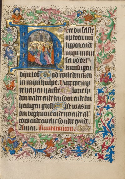 Inicial H: Pentecostés de Master of Evert Zoudenbalch