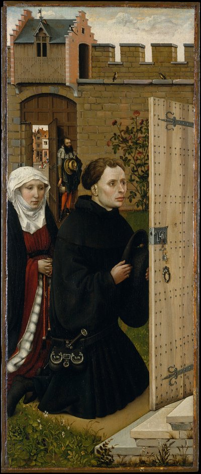 Tríptico de la Anunciación (Retablo de Merode), c.1427-32 de Master of Flémalle
