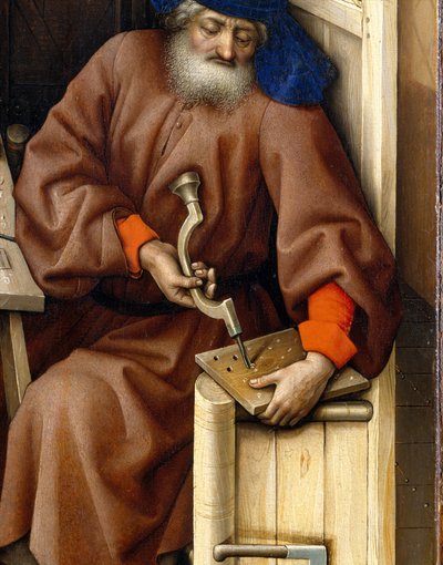 Tríptico de la Anunciación (Retablo de Merode), c.1427-32 de Master of Flémalle