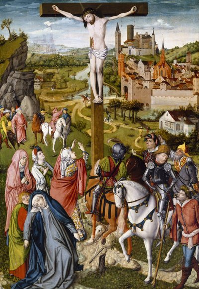 La crucifixión de Master of Georg Muehlichs Meisterlin Chronicle attr. to Master of Georg Muehlichs Meisterlin Chronicle attr. to