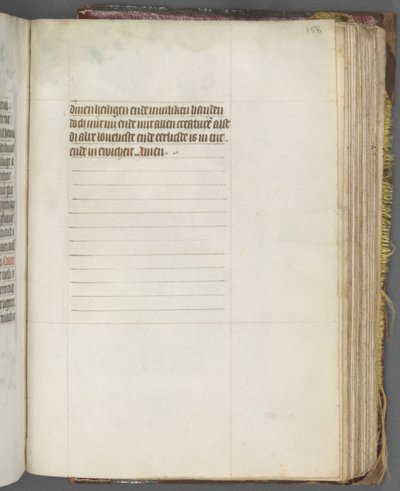 Libro de Horas Uso de Utrecht: fol. 158r, Texto, c. 1460-1465 de Master of Gijsbrecht van Brederode
